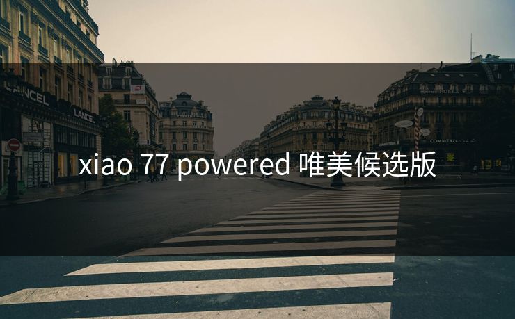 xiao 77 powered 唯美候选版